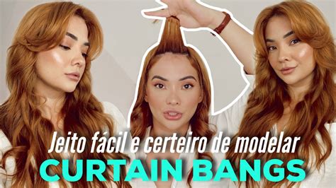 Como Modelar Franja Curta - Como modelar a franja do momento! CURTAIN BANGS / FRANJA BARDOT ...