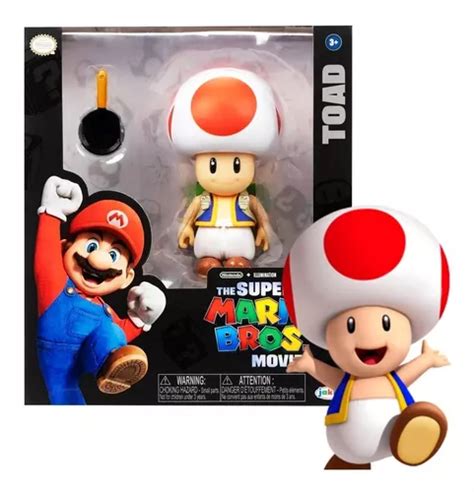 Figura Toad Honguito Super Mario Bros La Pelicula Original En Venta En