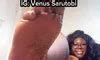 Ebony BBW Venus Sarutobi Rubbing Pretty Feet On BBC Giving Footjob XHamster