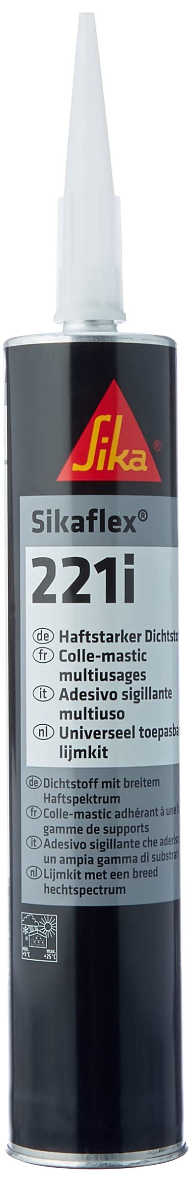 Sikaflex 221i Black Adhesive Sealant For Caravans Motorhomes Boats