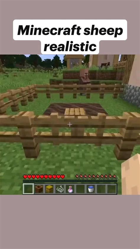 Minecraft sheep realistic | Minecraft, Easy minecraft houses, Cool ...