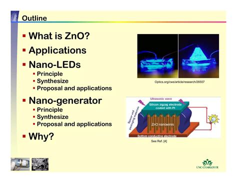 Zno Nanostructures Presentation Ppt