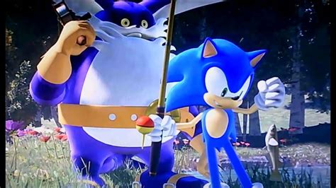 Sonic Goes Fishing In Sonic Frontiers Big The Cat Scene Youtube