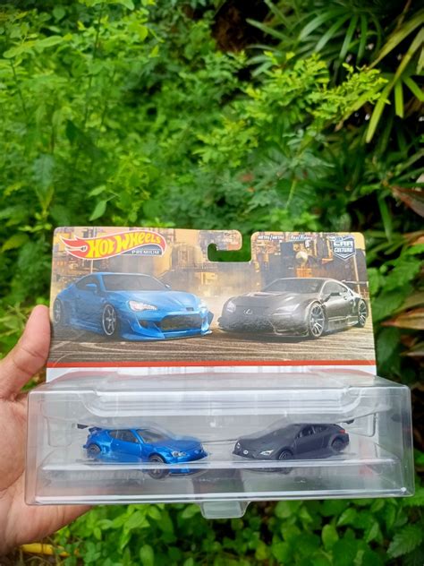Hot Wheels Hotwheels Premium Twin Pack Pandem Subaru BRZ Lexus RC F GT3 Toys Collectibles