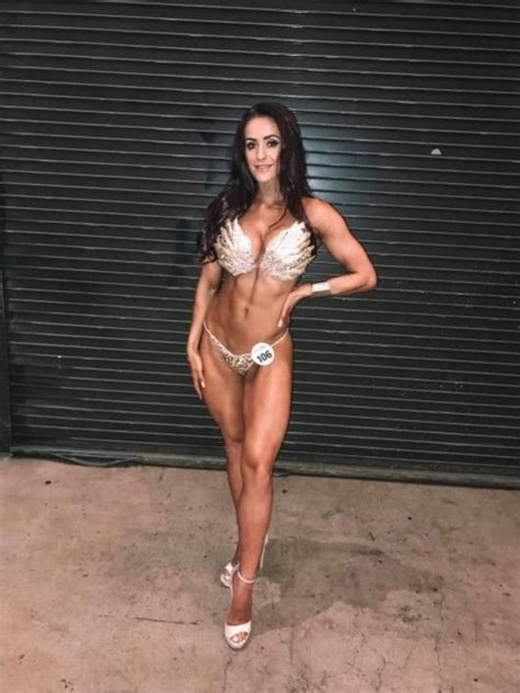 Bikini Fitness Model In Gold Wbff Competition Bikini By Magicbikinis