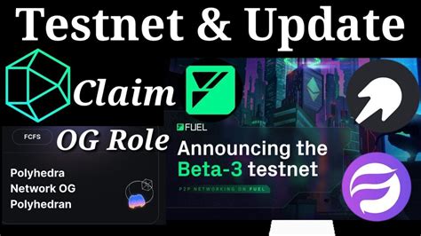 Fuel Wallet Beta Testnet Ployhedra Claim Points Updates YouTube