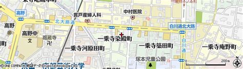 京都府京都市左京区一乗寺染殿町39の地図 住所一覧検索｜地図マピオン