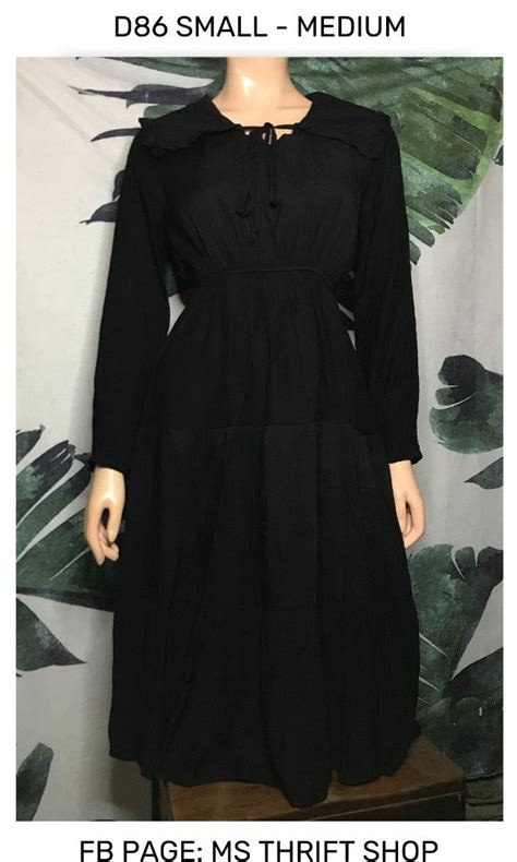 Vintage Style Black Dress on Carousell