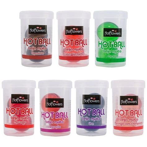 C Psula Hot Ball Beija Muito Comest Vel G Vega Love