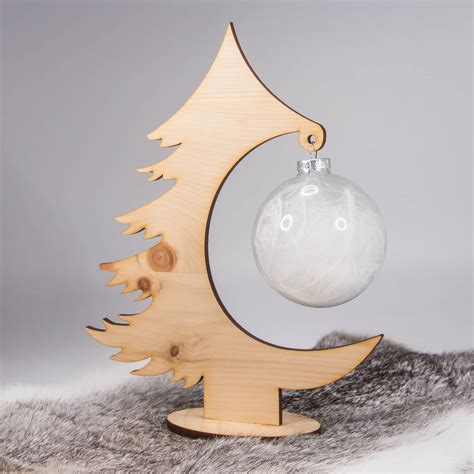 Deko Weihnachtsbaum aus Holz mit Öse Allgäu Deko