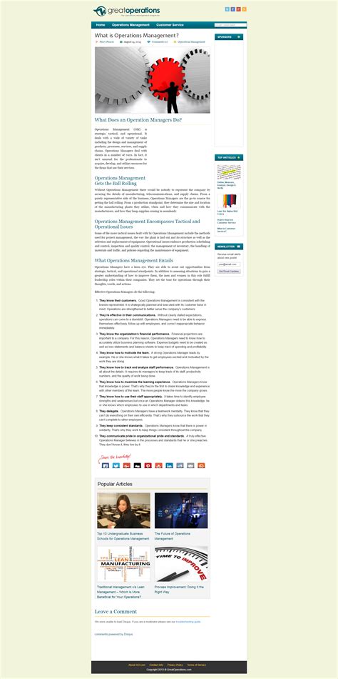 operations management wikipedia