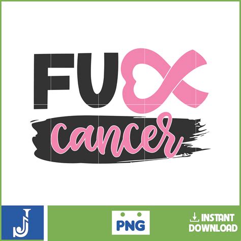 Breast Cancer Svg Fuck Cancer Svg Cancer Svg Cancer Svg Inspire Uplift