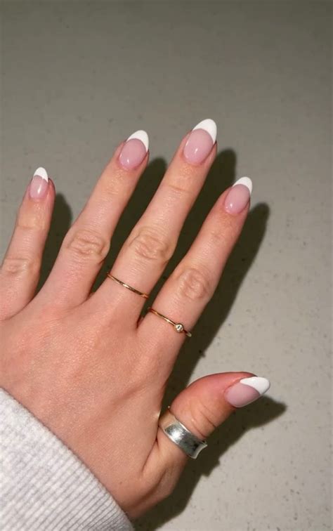 White French Tip Acrylic Nail Designs 2022