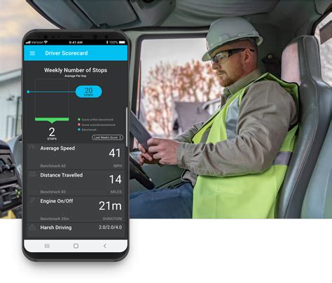 Truck Driver Management Software System Verizon Connect UK