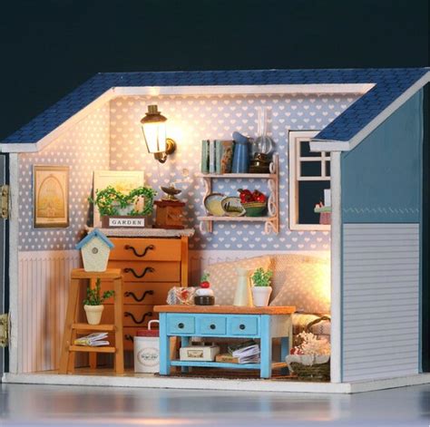 Diy Miniature Kits Dollhouse Miniature Handcraft Kit Birthday