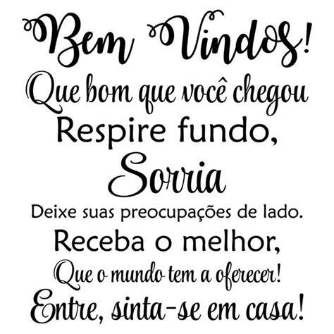 Bem Vinda A Tem Crase - Adesivo De Parede Frase Bem Vindo no Elo7 | Kanto Store (CBA9C1 ...