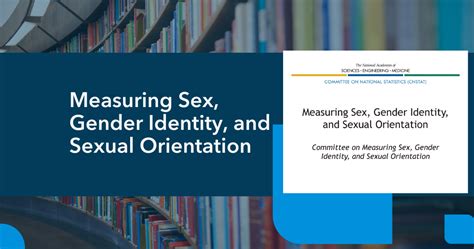 Measuring Sex Gender Identity And Sexual Orientation School Of Medicine And Health Sciences