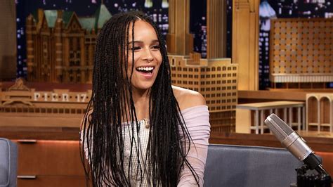 Watch The Tonight Show Starring Jimmy Fallon Zoe Kravitz Hd Wallpaper