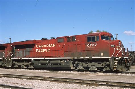 Canadian Pacific Es44ac 8727 Original Slide Antique Price Guide