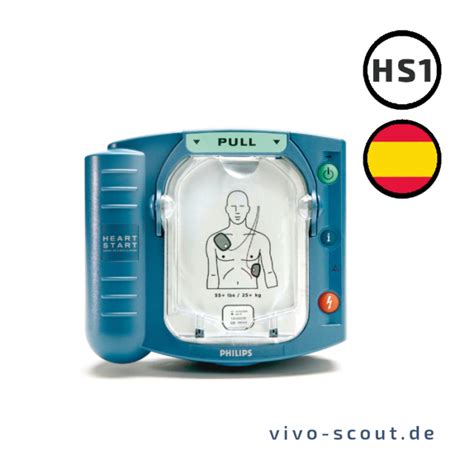 Aed Hs1 Defibrillator Spanisch Philips Vivo Scout Shop