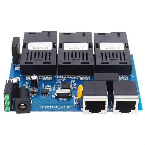 Network Ethernet Switch Fiber Optic Pcb 5-port 100mbps Fiber Optic ...