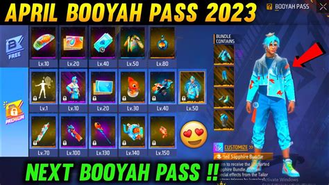 NEXT BOOYAH PASS FREE FIRE APRIL BOOYAH PASS FREE FIRE 2023 FF NEW