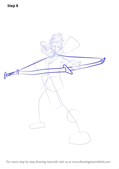 How To Draw Mori Ranmaru From Sengoku Basara Sengoku Basara Step By