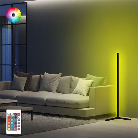 Lumos Rgb Led Floor Lamp Decorative Minimalist Corner Lamp Handmade