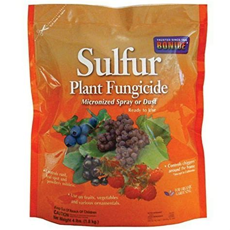 Bonide Bnd1428 Sulfur Plant Fungicide Organically Controls Rust