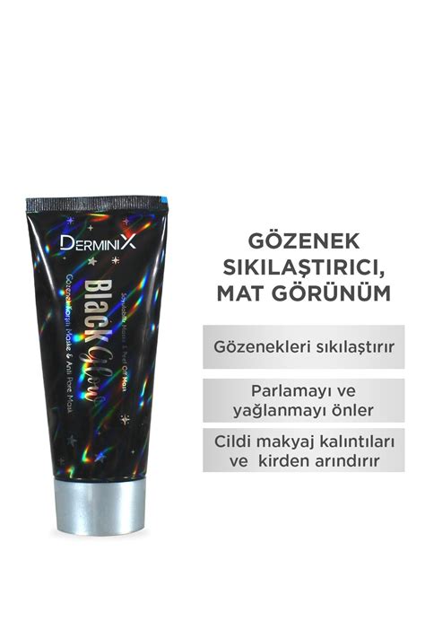 Derminix Black Glow Gözenek Karşıtı Soyulabilir Maske 100ml Anti Pore