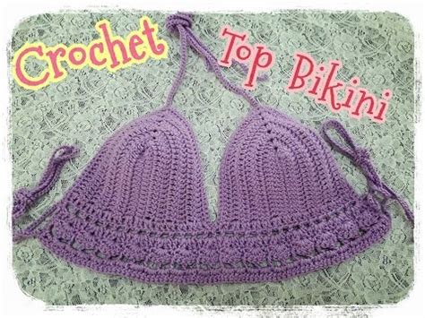 Crochet Bikini Top Bikini Crochet Tutorial Bikini Bra Crochet