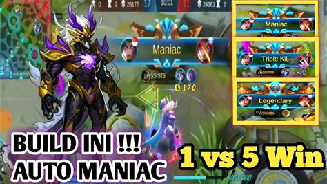 Build Item Yu Zhong Paling Sakit Dan Terkuat Mobile Legends