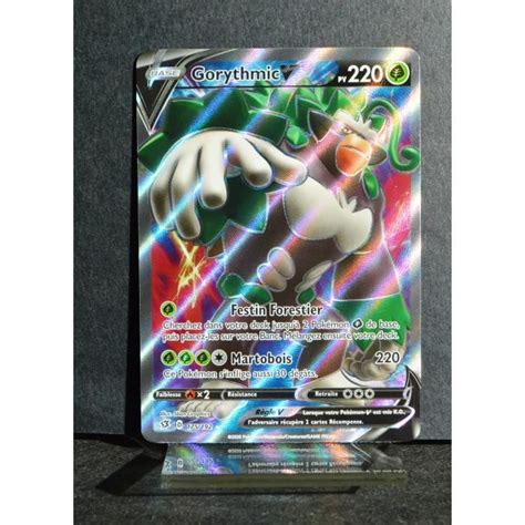 Carte Pokémon Gorythmic V 220 PV 175 192 EB02 Clash des Rebelles NEUF