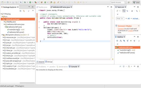 Java Swing With Eclipse Windowbuilder Stack Overflow