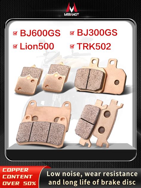 Mrrangt Motorcycle Metal Sintering Brake Pad Fit For Bj Gs Bj Gs