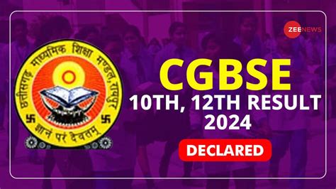 Chhattisgarh Board Result Cgbse Class Th Th Result Declared