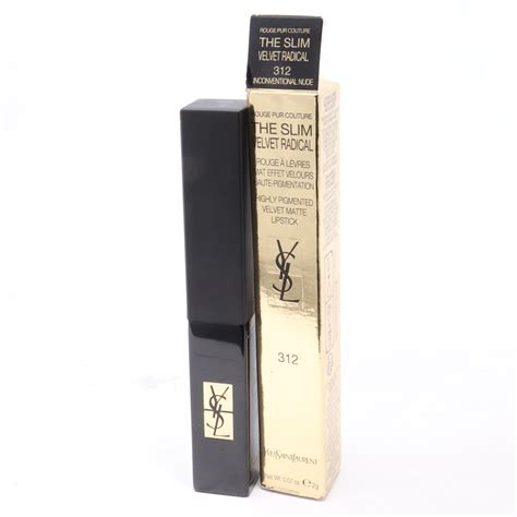 Yves Saint Laurent The Bold Lipstick 0 11oz 312 Unconventional Nude New With Box Walmart