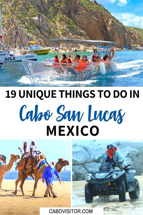 19 Unique Things To Do In Cabo San Lucas Mexico Mexico Itinerary Mexico Destinations Top