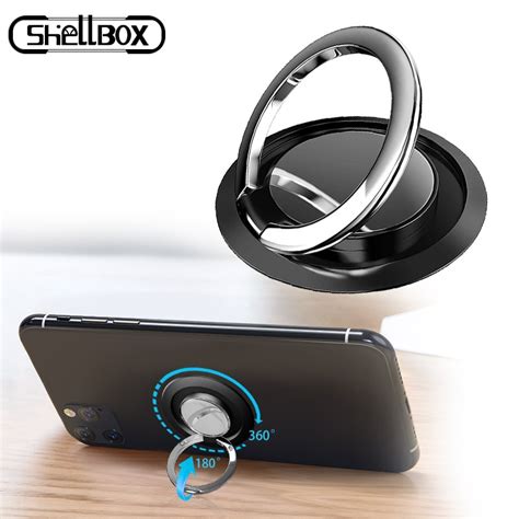 Anneau De Support Magn Tique Rond Pour T L Phone Portable Pour Voiture