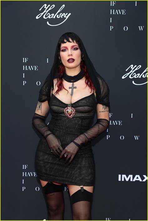 Halsey Makes Red Carpet Debut With Boyfriend Alev Aydin At Imax