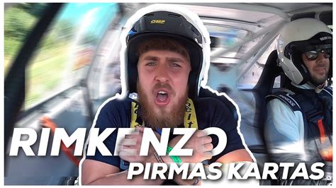 Pirmas Rimkenzo Kartas Trasoje YouTube