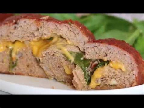 Cheese Stuffed Turkey Meatloaf Recipe YouTube