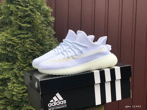 Женские легкие белые кроссовки в сетку adidas yeezy boost 350🆕 адидас ...