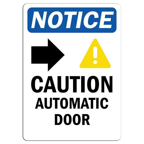 Traffic Signs Notice Caution Automatic Sign With Symbol 18 X 24