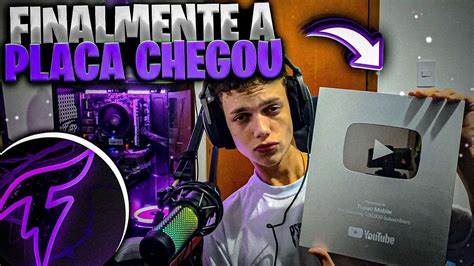 Finalmente Chegou Minha Placa De K Do Youtube Unboxing Youtube