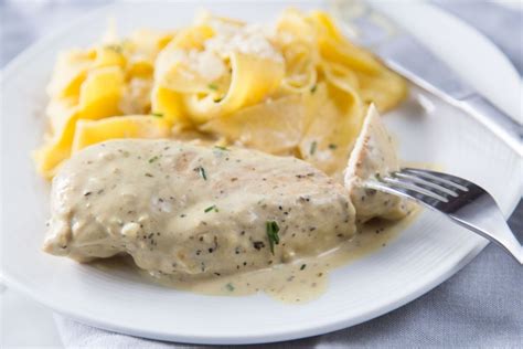 Poulet sauce crémeuse à la moutarde Cinq Fourchettes