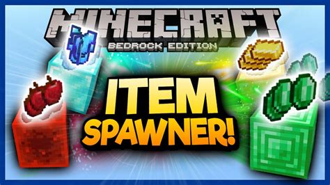 Bedwars Item Spawner Command Mcpe Minecraft Bedrock Tutorial Youtube