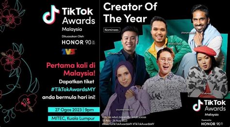 Tiktok Awards Malaysia LIVE Undian Calon Kategori