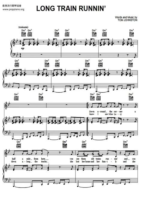 The Doobie Brothers Long Train Runnin Sheet Music Pdf Free Score