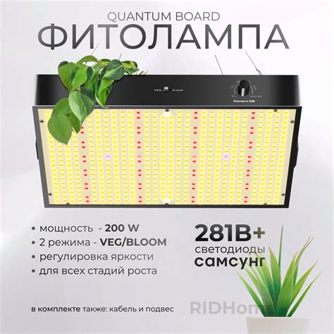 Quantum Board 200 Ватт диоды LM281B+ / фитосветильник в гроубокс ...